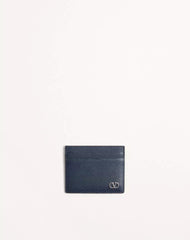 Valentino Garavani VLogo Signature Cardholder In Grainy Calfskin
