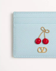 Cherryfic Grainy Calfskin Cardholder