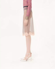 Tulle Midi Skirt