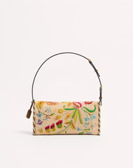 Valentino Garavani Devain Embroidered Small Shoulder Bag
