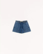 Denim Chambray Shorts