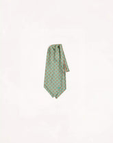 Silk Ascot with Pointy Motif