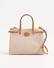 Valentino Garavani Antibes Medium Canvas Shopping Bag