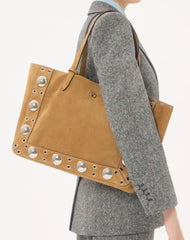 Valentino Garavani Nellcôte Suede Shopping Bag