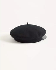 Valentino Garavani VLogo Signature Wool Beanie With Leather Visor