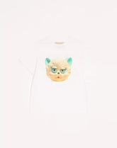 Valentino Cotton T-Shirt with Le Chat De La Maison Print