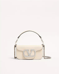 Valentino Garavani Locò Small Shoulder Bag With Jewel Logo