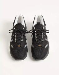 Demivee Trainer In Mesh Fabric With Suede Inserts