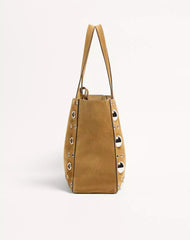 Valentino Garavani Nellcôte Suede Shopping Bag