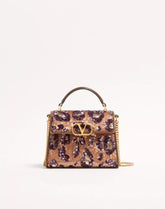 Valentino Garavani Vsling Mini Embroidered Animalier Handbag