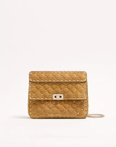 Valentino Garavani Rockstud Spike Medium Suede Bag