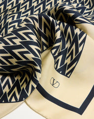 Toute La V Silk Scarf