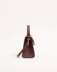 Valentino Garavani Vsling Small Handbag In Grainy Calfskin With Jewel Logo