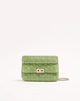 Valentino Garavani Rockstud Spike Small Suede Bag