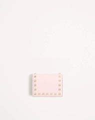 Small Rockstud Grainy Calfskin Wallet