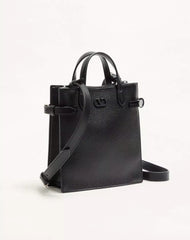 Valentino Garavani Antibes Small Shopping Bag In Grained Leather