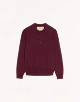 Valentino Wool Polo With VLogo Embroidery