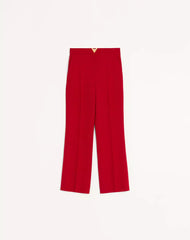 Wool Crepe Trousers