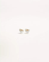 Vlogo Signature Metal And Pearl Earrings