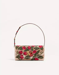 Valentino Garavani Devain Embroidered Small Shoulder Bag