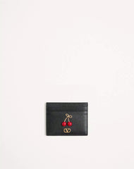 Cherryfic Grainy Calfskin Cardholder