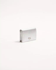 VLogo Signature Laminated Grainy Calfskin Wallet