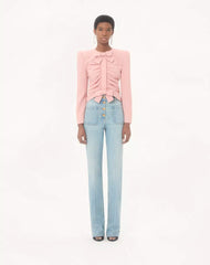 Cropped Jacket In Crispy Light Wool