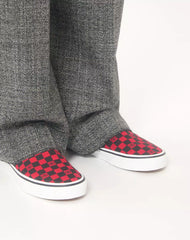 Valentino Garavani And Vans Fabric Slip-On Trainer With VLogo Checkerboard Print