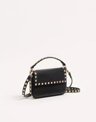 Rockstud Grainy Calfskin Pouch