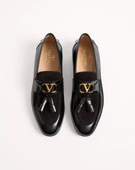 Vaniteux Calfskin And Split Leather Loafer