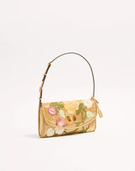 Valentino Garavani Devain Small Embroidered Shoulder Bag