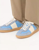 Upvillage Low Top Trainer In Crust Leather And Nylon