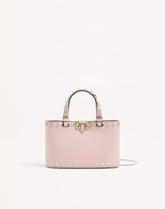 Rockstud Mini Shopping Bag In Grainy Calfskin