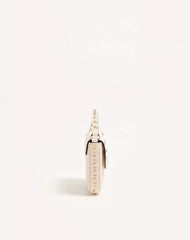 Rockstud Grainy Calfskin Pouch