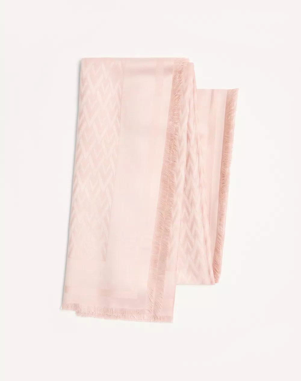 Toute La V Wool And Silk Shawl
