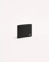 Valentino Garavani VLogo Signature Grainy Calfskin Wallet