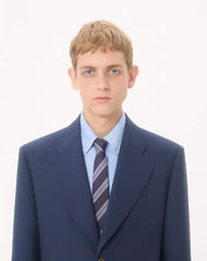 Single-Breasted Wool Gabardine Jacket