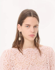 Poetique Des Gouttes Earrings In Metal And SwarovskiÂ® Crystals