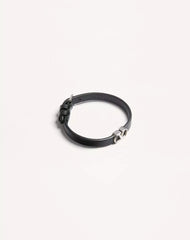 Vlogo Signature Grainy Calfskin Bracelet