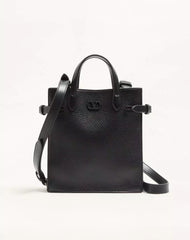 Valentino Garavani Antibes Small Shopping Bag In Grained Leather