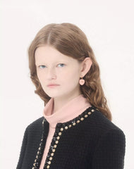 Coeur Royal Metal And Enamel Earrings