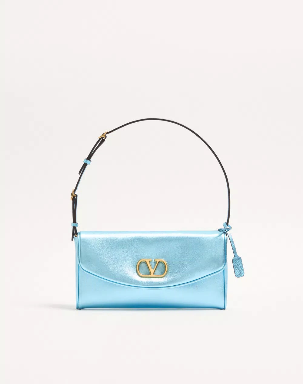 Valentino Garavani Devain Small Shoulder Bag In Laminated Nappa Leather
