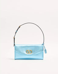 Valentino Garavani Devain Small Shoulder Bag In Laminated Nappa Leather