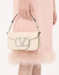Valentino Garavani LocÃ² Small Shoulder Bag With Jewel Logo