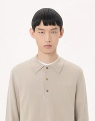 Valentino Wool Polo Shirt With VLogo