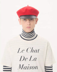 Valentino Cotton T-Shirt With Le Chat De La Maison Icon Muse Anti Hero Print