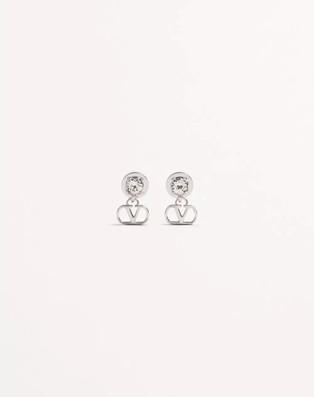 Vlogo Signature Earrings In Metal And SwarovskiÂ® Crystals