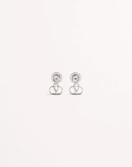 Vlogo Signature Earrings In Metal And SwarovskiÂ® Crystals