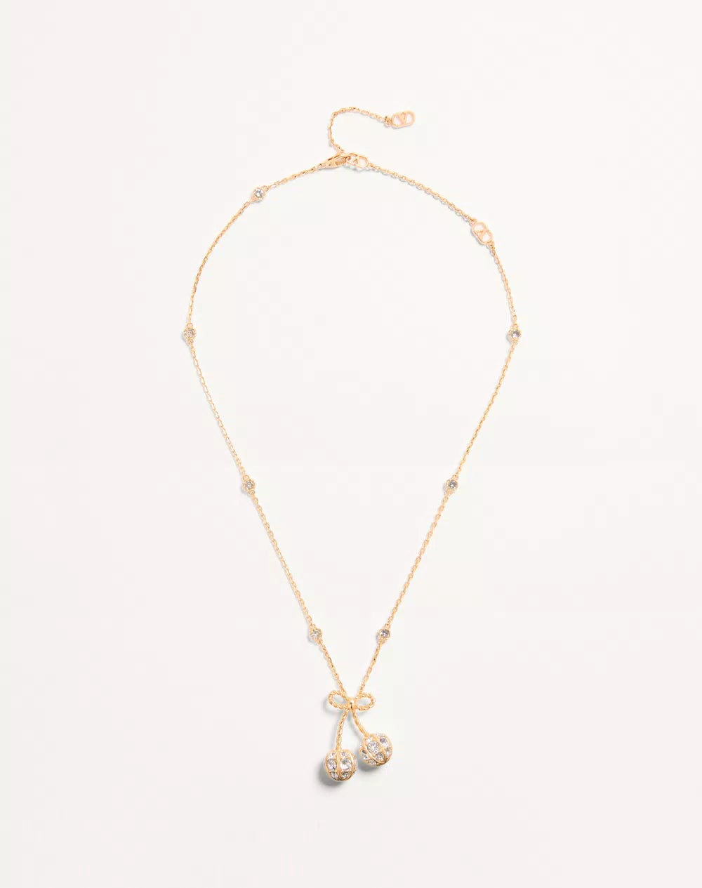 Cherryfic Necklace In Metal And SwarovskiÂ® Crystals