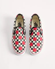 Valentino Garavani And Vans Slip-On Sneaker In Fabric With VLogo Checkerboard Print And Polka Dot Detail